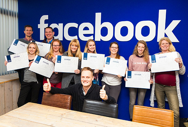 Facebook marketing training - geslaagd