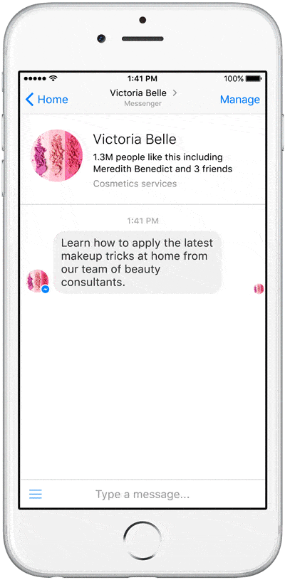 Correct gebruik Facebook Messenger Bot